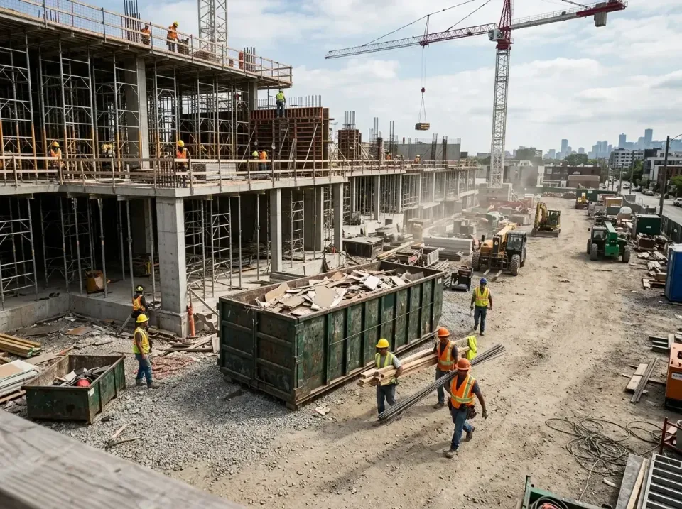 commercial-construction-site-w-002 — frequently asked questions, Low Cost Construction Dumpster Rental in Oceanside, CA